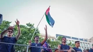 Rufián estalla tras el gesto de Lamine Yamal con la bandera palestina: 